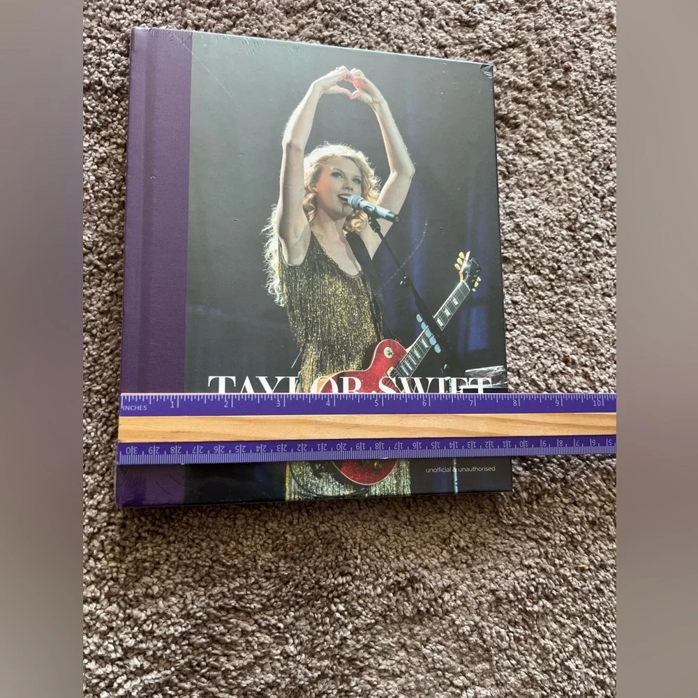 Taylor Swift Purple and Gold style hardback book